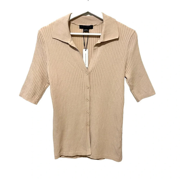 Sanctuary Clothing Summer Easy To Love Sweater Clean Sand size Small NWT - Picture 4 of 9